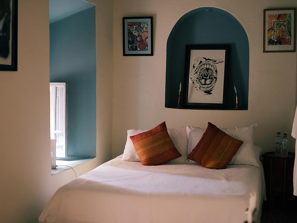 Double bedroom, ground floor. Riad DarTzt, Marrakech