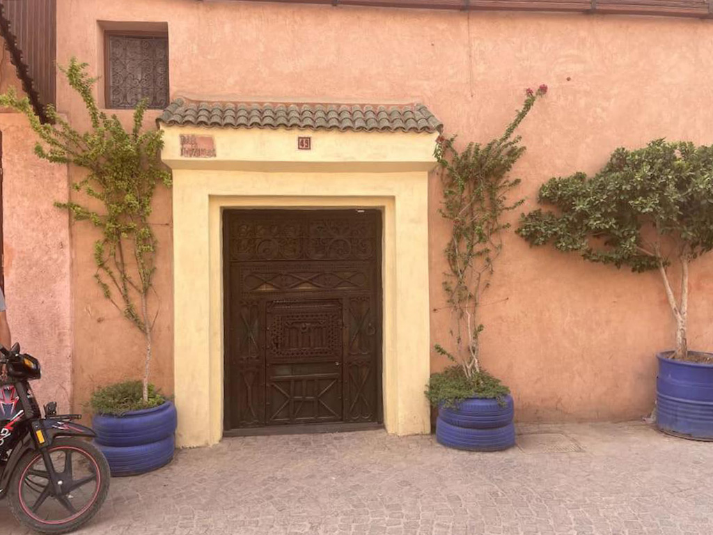Front door, Riad DarTzt, Marrakech